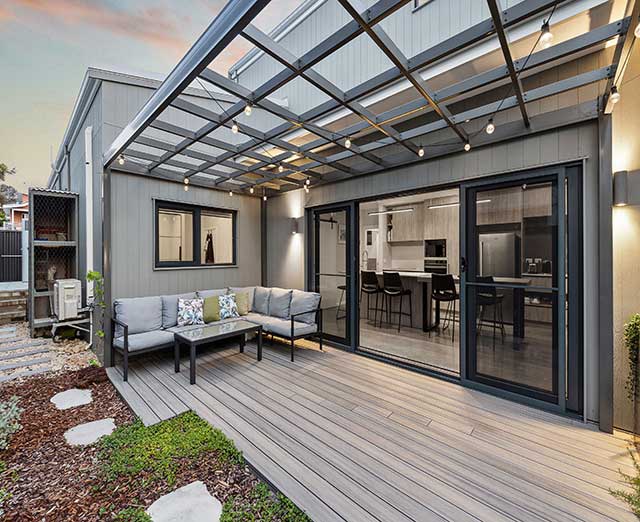 Double glazed patio door