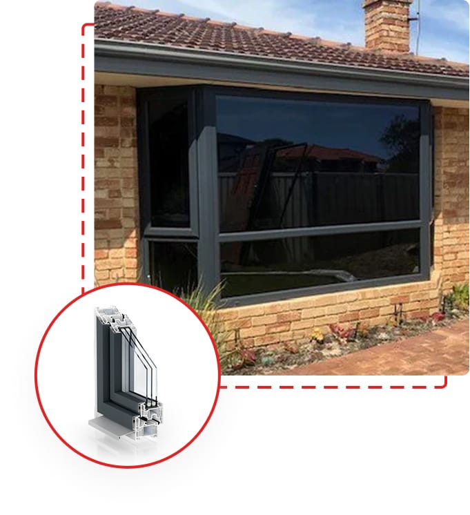 tinted double glazed windows