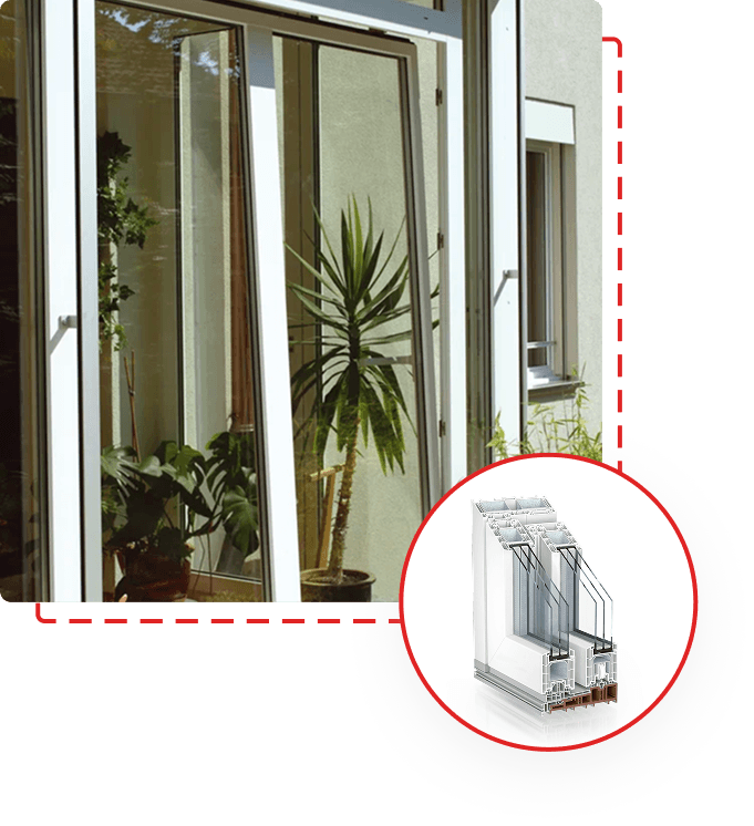 white tilt and turn window