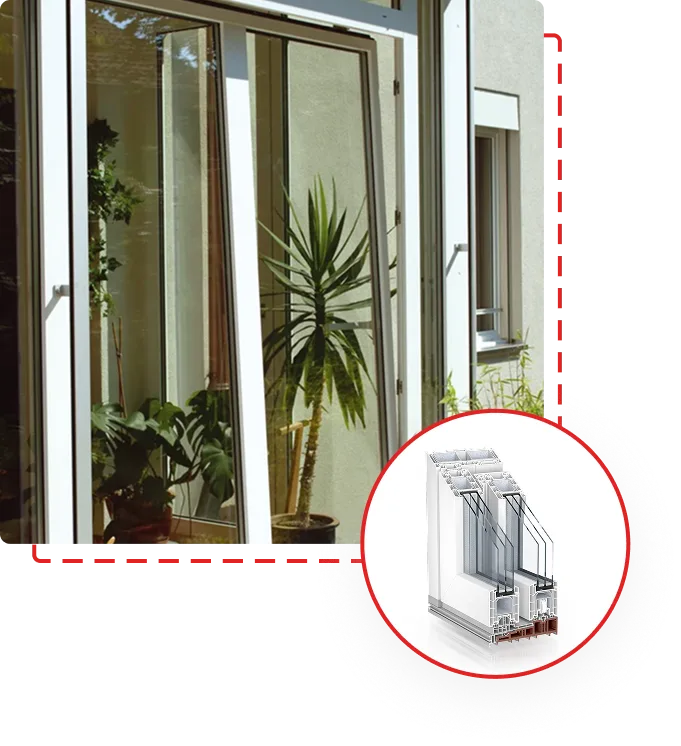 white tilt and turn window