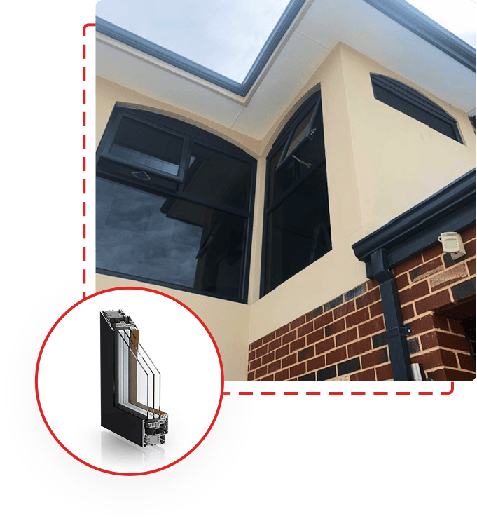 double glazing awning windows