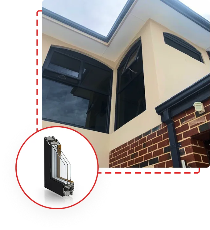 double glazing awning windows